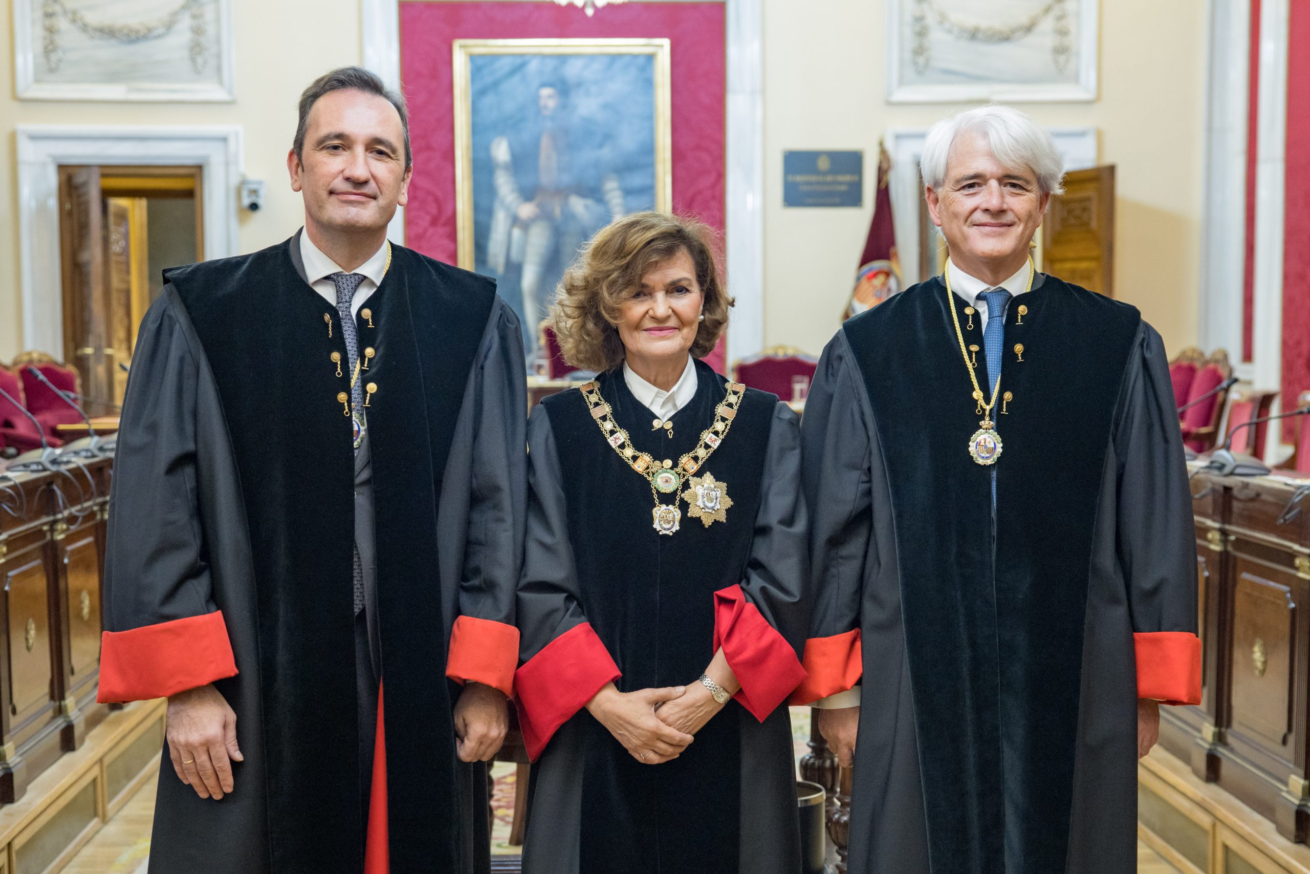 Carmen Calvo, Salvador González y David Vilas