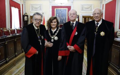 Toma de posesión de Leopoldo Calvo-Sotelo Ibáñez-Martín como Secretario General del Consejo de Estado